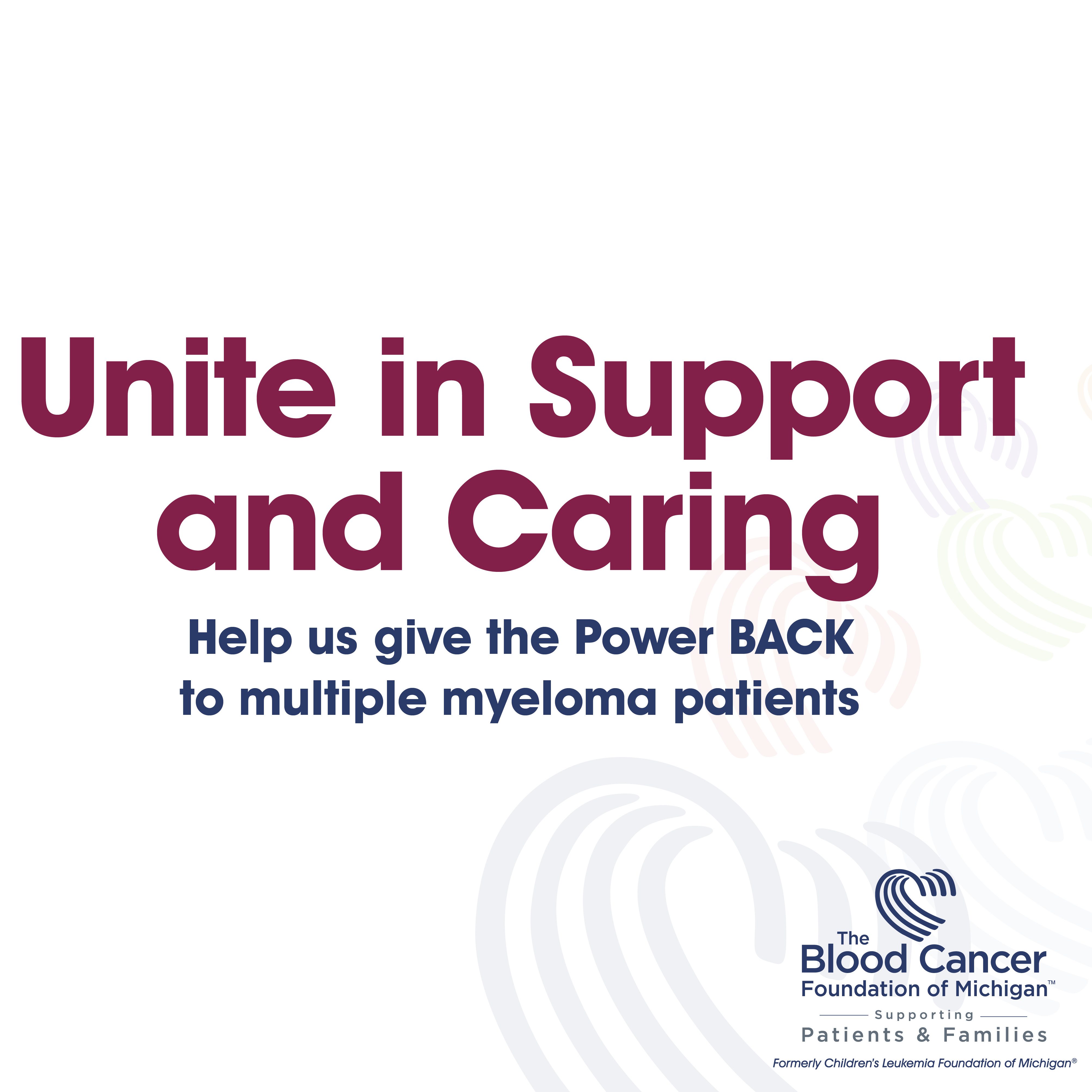 The Blood Cancer Foundation of Michigan Launches Campaign To Support Patients During Multiple Myeloma Awareness Month